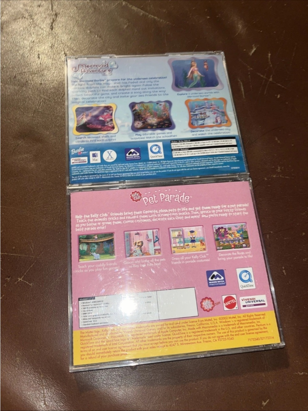 VTG Bundle Lot of 2 Barbie PC Games 2000s Era - Picture 2 of 2